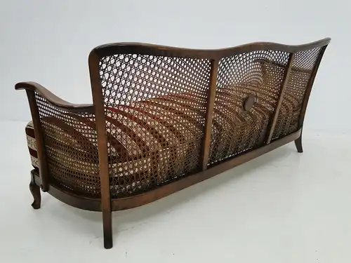 4454-Chippendale Sofa-Couch-Chippendale-Polsterbank-Bank-Sitzbank-3er Bank-Couch
