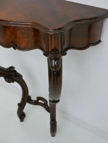 4924D-Biedermeierkonsole-Konsole-ORIGINAL BIEDERMEIER-Wandkonsole-Konsolentisch
