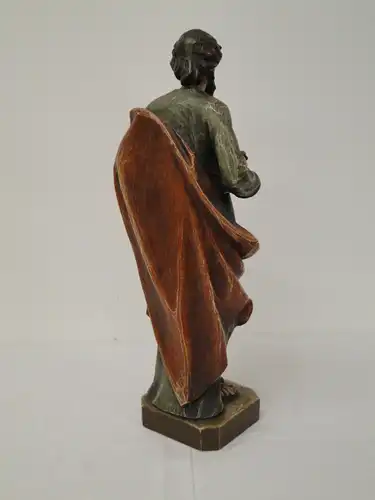 3195-Holzfigur-hangeschnitze Figur-Heiliger