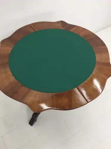 Biedermeier Konsolentisch-aufklappbar-Spieltisch-Tisch-BIedermeier Tisch