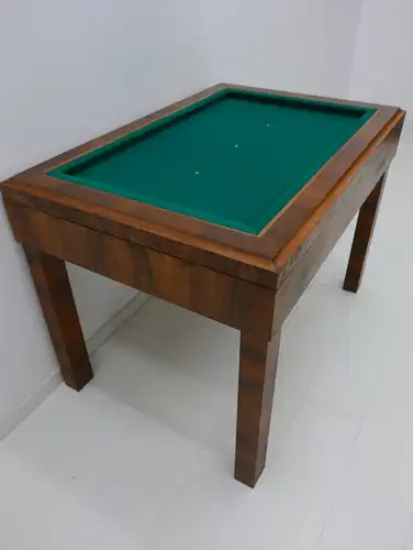 2945-Spieletisch-Art Deco Spieltisch-Tisch-Pokertisch-Würfeltisch-Art Deco Tisch
