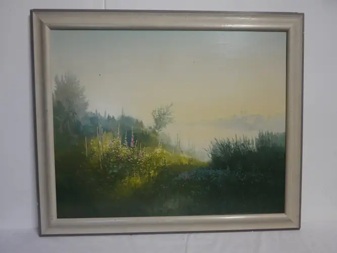 Ölgemälde-Öl auf Leinen-gerahmtes Ölgemälde-Original Dietz Replik-Willy Reichert 0