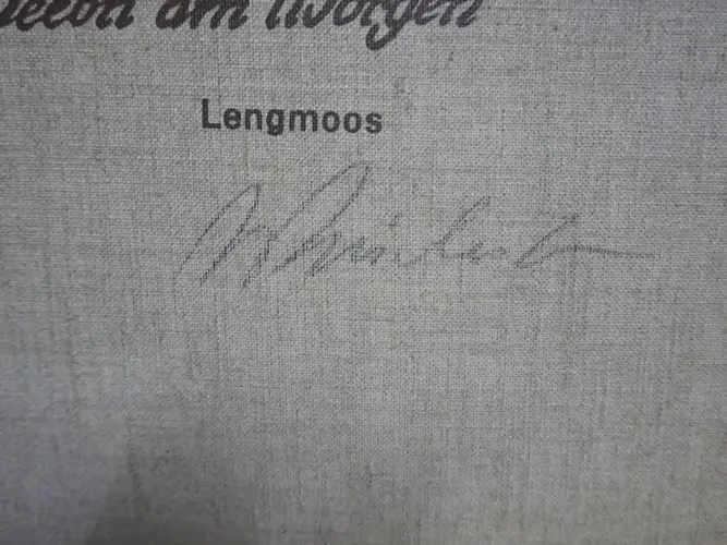 Ölgemälde-Öl auf Leinen-gerahmtes Ölgemälde-Original Dietz Replik-Willy Reichert 4