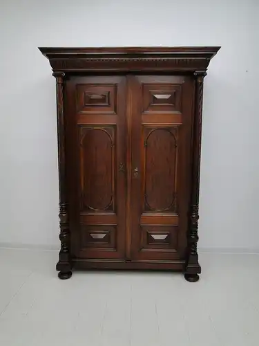 5175D-Historismuskasten-Schrank-Kasten-Kleiderkasten-altdeutscher Schrank