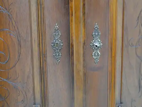 5175D-Historismuskasten-Schrank-Kasten-Kleiderkasten-altdeutscher Schrank