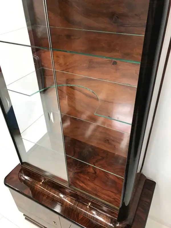 Art Deco Vitrine-Vitrine-Büchervitrine-Art Deco-Glasvitrine-Art Deco Vitrine 8