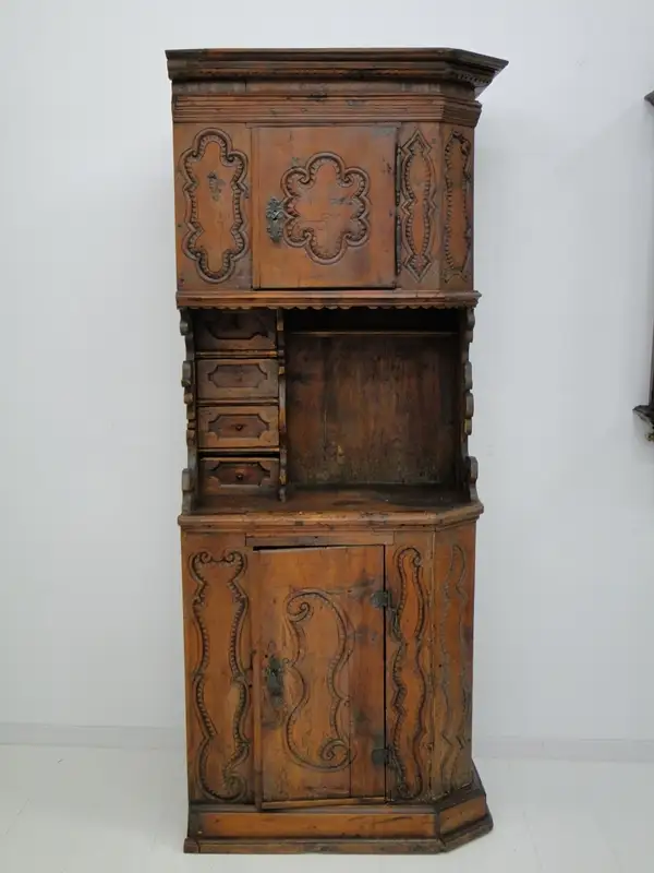 4919D-Bauernstube-Anrichte-Buffet-Bauernmöbel-Bauernanrichte-Kredenz- 1