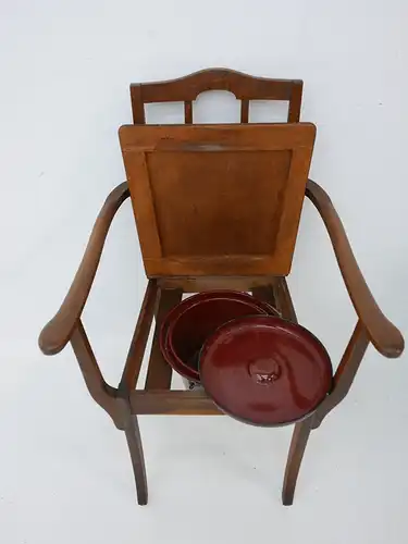 4104-Leibstuhl-Sessel-Stuhl-Leibstuhl um 1900-Armlehnensessel-Armlehnenstuhl-Lei