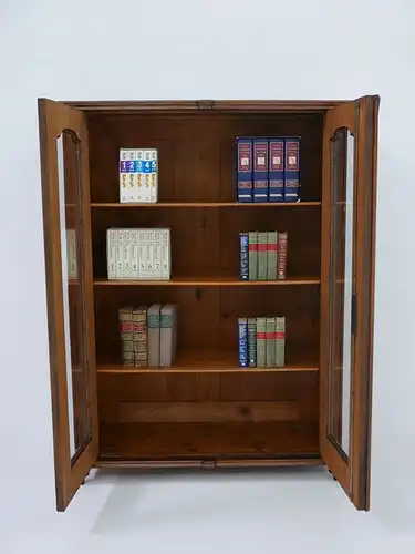 3635-Biedermeiervitrine-Büchervitrine-Vitrine-Bücherschrank-Spätbiedermeier