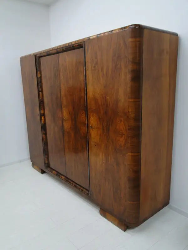 4772-Art Deco Kasten-Schrank-Kleiderkasten-Kleiderschrank-Art Deco Schrank-Kaste 1