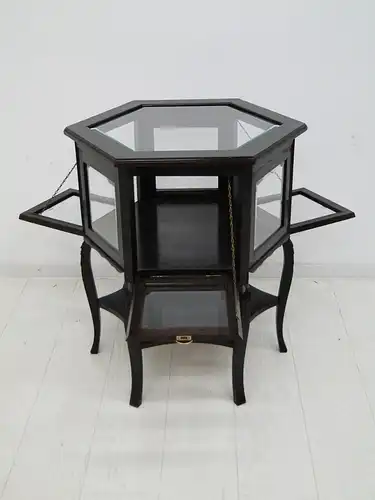 2112-Vitrinen-Vitrinentisch-Glasvitrine-Beistelltisch-Tisch-Schaukasten-Schaukas
