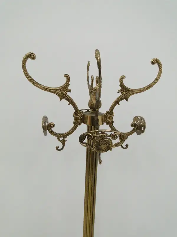 3719D-Messing Kleiderständer-Garderobe-Vorzimmerkleiderständer-Garderobenständer 2