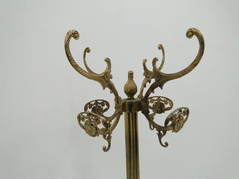3719D-Messing Kleiderständer-Garderobe-Vorzimmerkleiderständer-Garderobenständer 3