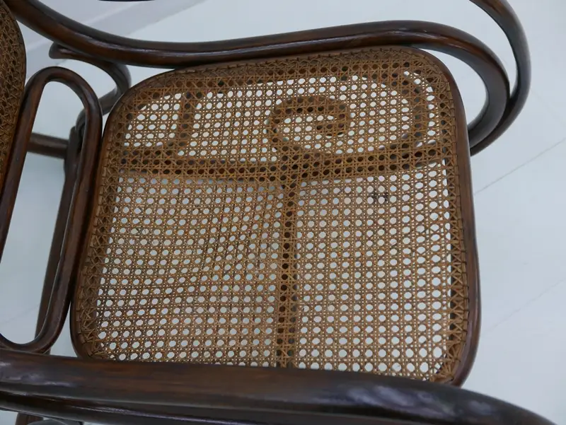 4975D-THONET Schaukelstuhl-Bugholz-ORIGINAL THONET-Kinder Schaukelstuhl-Wippstuh 3