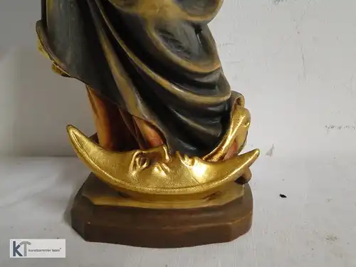 5353D-Holzfigur-hangeschnitze Figur-Heiligenfigur-geschnitzt-Vollholz Figur