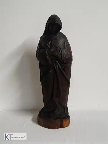 5348D-Holzfigur-hangeschnitze Figur-Hl.Madonna-Heiligenfigur-geschnitzt-Heilige