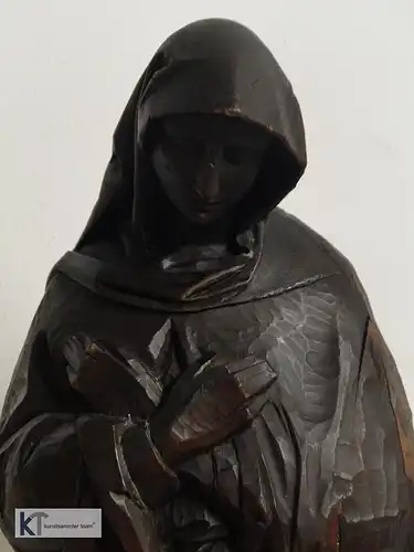 5348D-Holzfigur-hangeschnitze Figur-Hl.Madonna-Heiligenfigur-geschnitzt-Heilige
