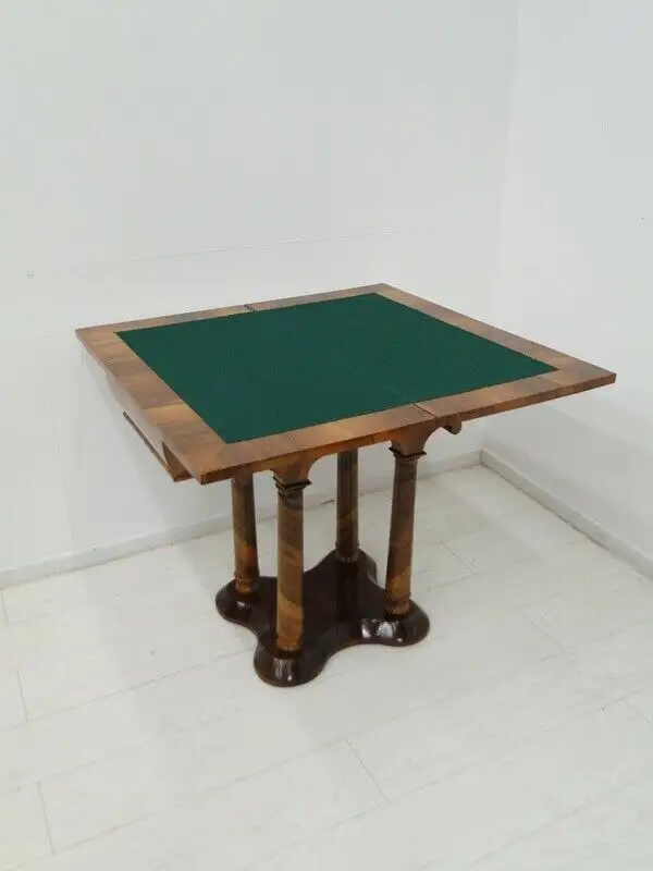 3053D-ORIGINAL Biedermeier-Spieltisch-Konsole-Biedermeier-Konsolentisch-Spieltis 11