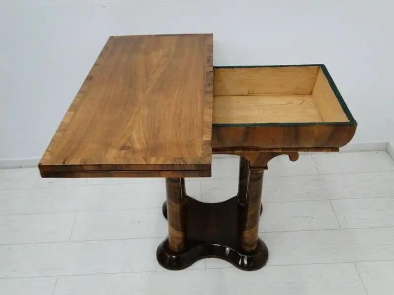3053D-ORIGINAL Biedermeier-Spieltisch-Konsole-Biedermeier-Konsolentisch-Spieltis 9