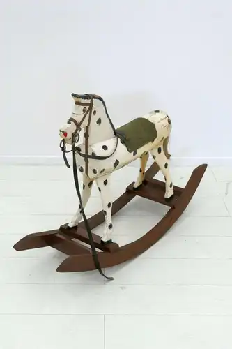 4703D-altes Holzschaukelpferd-Kinderspielzeug-Schaukelpferd-Holz-Pferd