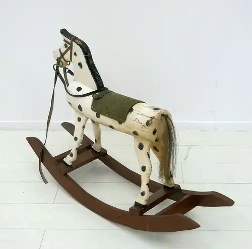 4703D-altes Holzschaukelpferd-Kinderspielzeug-Schaukelpferd-Holz-Pferd