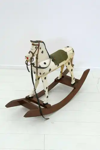 4703D-altes Holzschaukelpferd-Kinderspielzeug-Schaukelpferd-Holz-Pferd