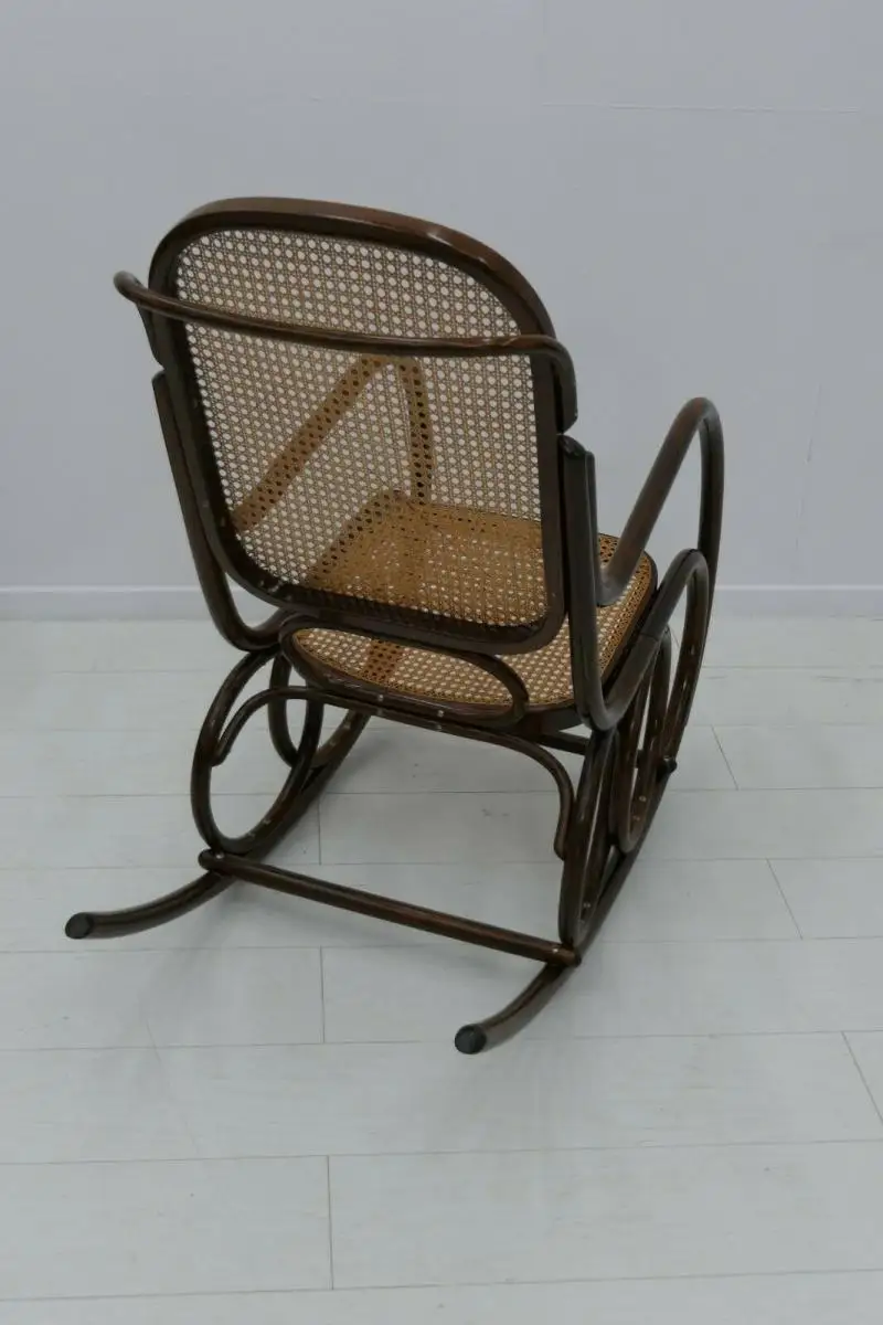 5389-Thonet Schaukelstuhl-Bugholz-Wippstuhl-Schaukelstuhl-Thonet-Kippstuhl- 7