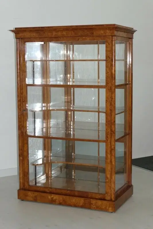 Biedermeiervitrine-Vitrinenschrank-Biedermeier-Vitrine-Glasvitrine-H60069 1