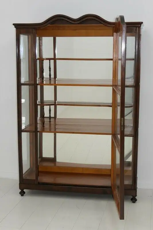 6005-Spätbiedermeiervitrine-Vitrine-Biedermeier-Vitrinenschrank-Glasvitrine-1860 3
