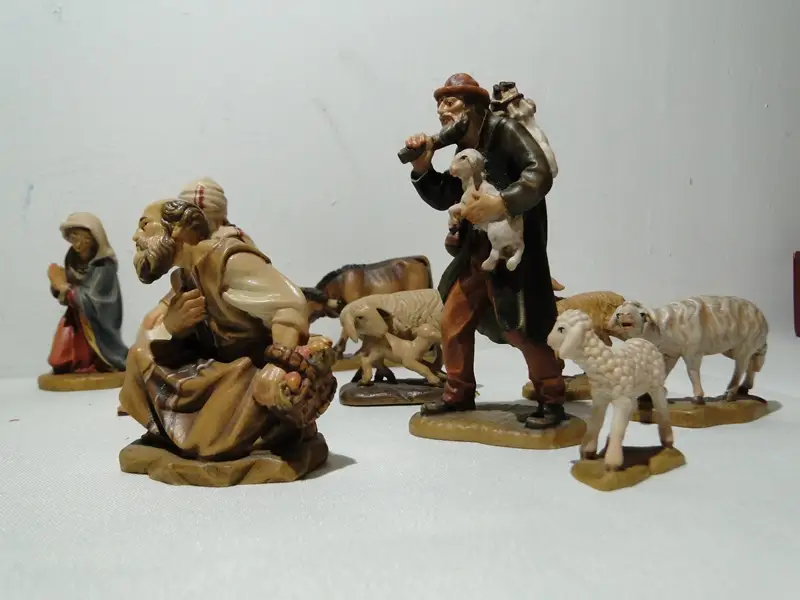 5444D-Krippenfiguren-LEPi-17 Figuren der Marke Lepi-Krippe-Krippenset-10cm hoch 5