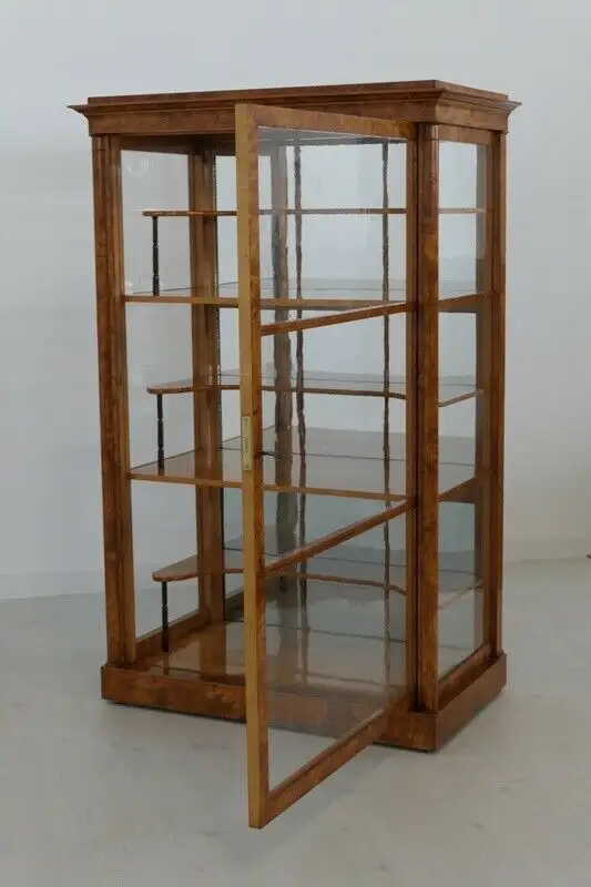 Biedermeiervitrine-Vitrinenschrank-Biedermeier-Vitrine-Glasvitrine-H60069 6