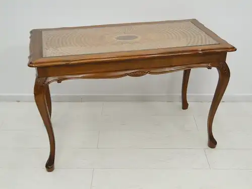 4595D-Chippendalesitzgruppe-Garnitur-Chippendale-Wiener Geflecht-Sofa-Tisch-Set-