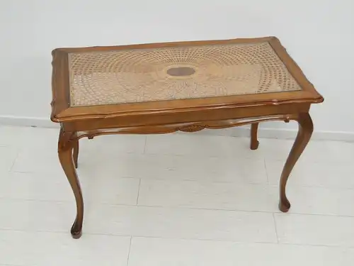 4595D-Chippendalesitzgruppe-Garnitur-Chippendale-Wiener Geflecht-Sofa-Tisch-Set-