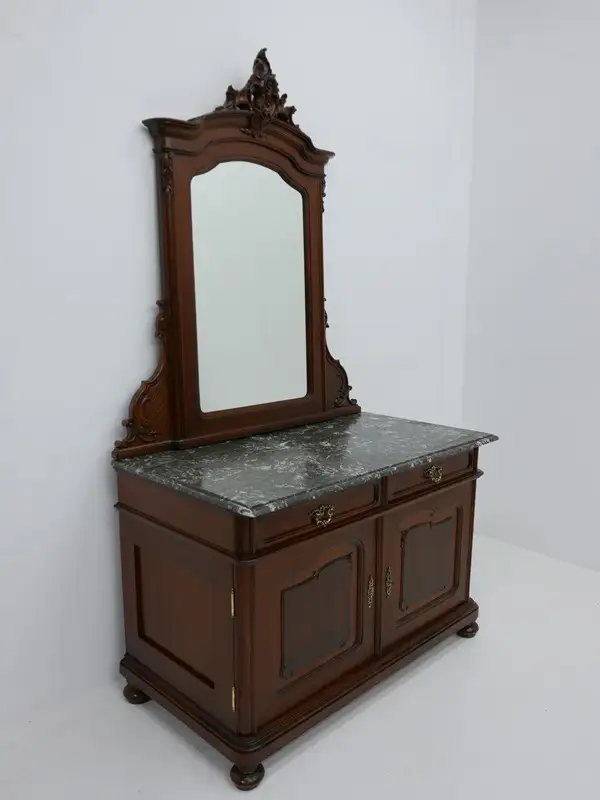 3264-Pfeiferl Barock Waschtisch-ORIGINAL Pfeiferl Barock-Waschtisch-Schminktisch 0