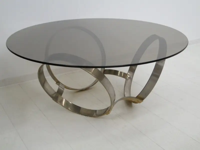 5201-Glastisch-Tisch-Designer Tisch-Beistelltisch-Bauhaus 0