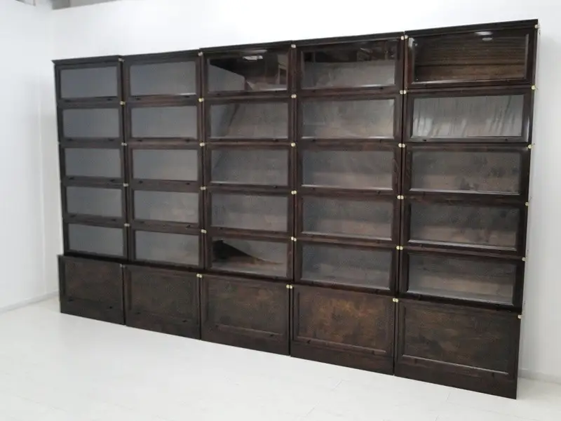 5824-amerikanischer Bücherschrank-Schrank-Amerikaner-Büchervitrine-Kasten-Vitrin 0