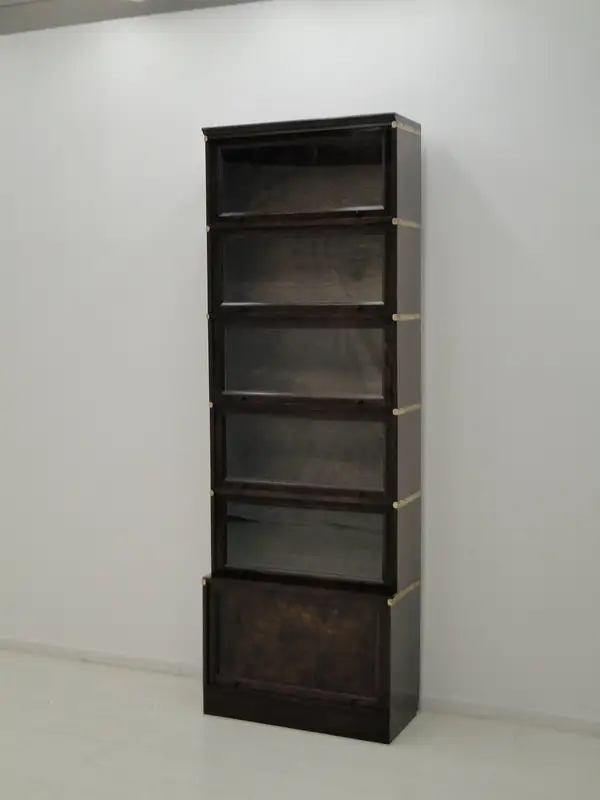 5824-amerikanischer Bücherschrank-Schrank-Amerikaner-Büchervitrine-Kasten-Vitrin 1