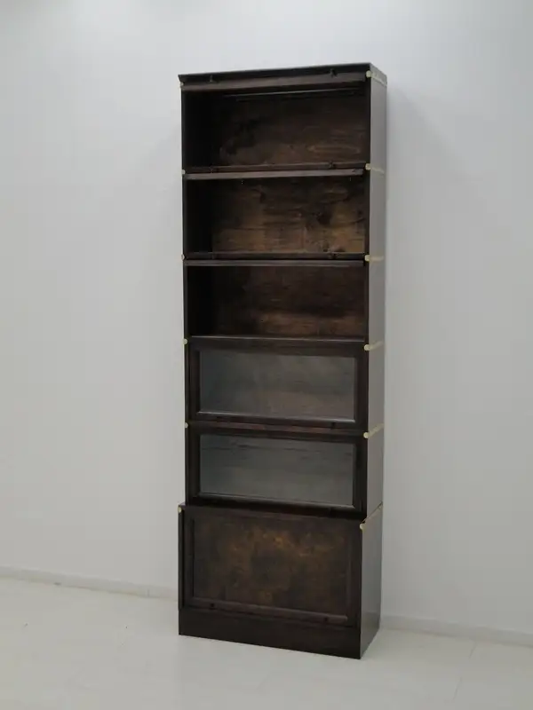 5824-amerikanischer Bücherschrank-Schrank-Amerikaner-Büchervitrine-Kasten-Vitrin 2