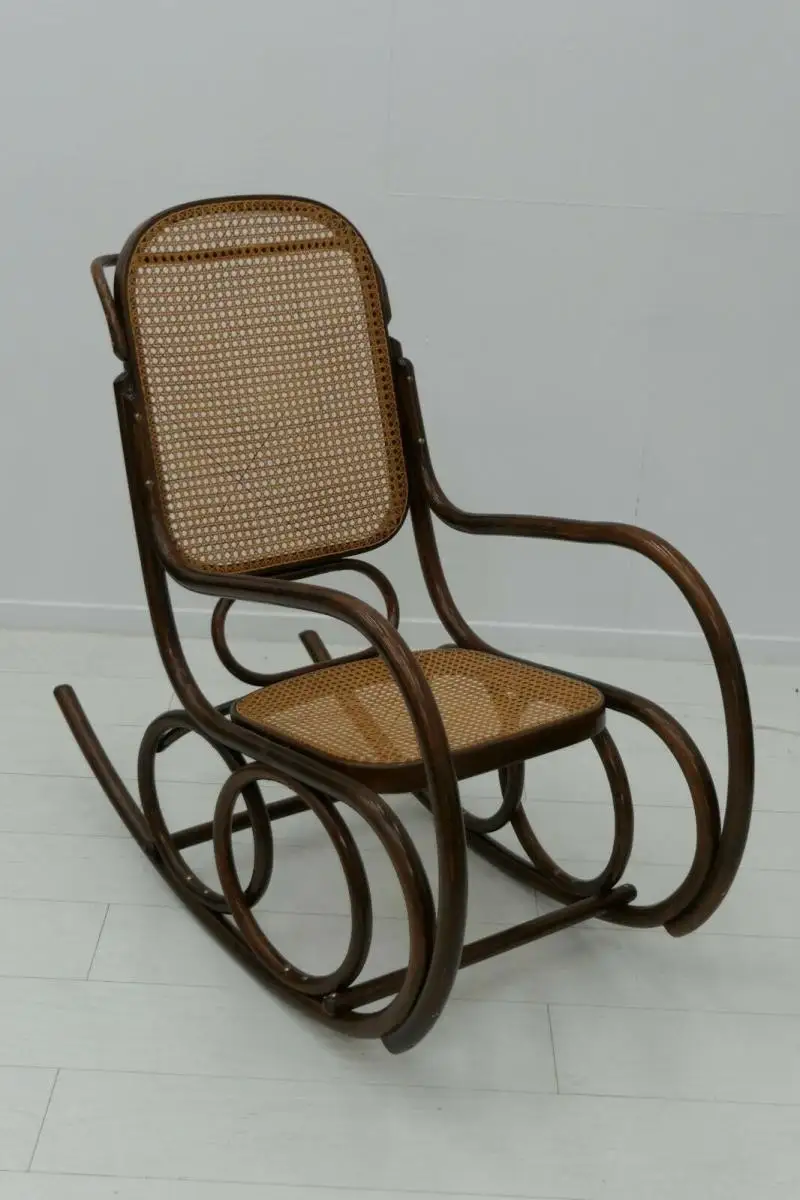 5389-Thonet Schaukelstuhl-Bugholz-Wippstuhl-Schaukelstuhl-Thonet-Kippstuhl- 5