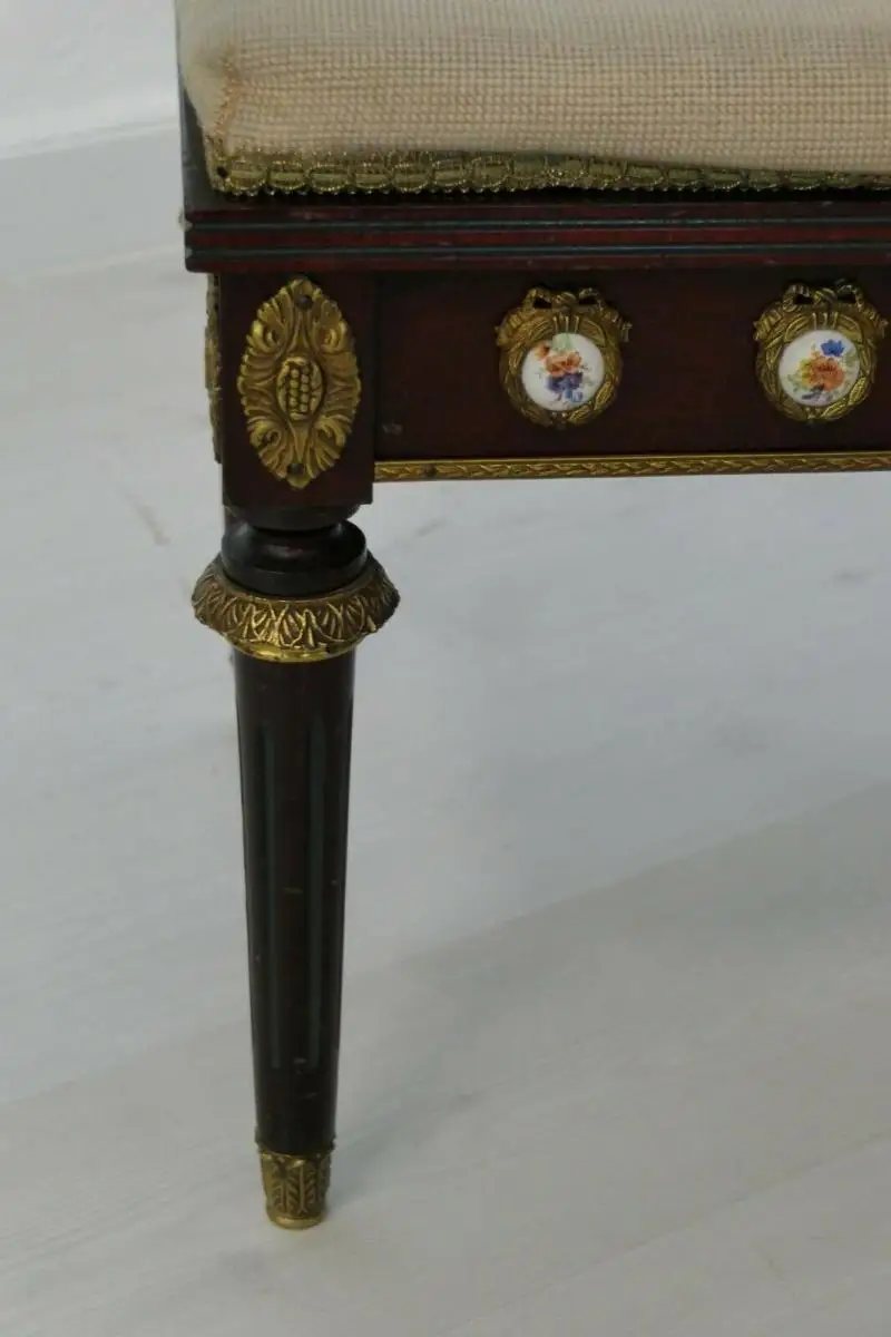Imperialstiltelefonbank-Stilmöbel-Sitzbank-Telefonbank-Imperialstil-Bank-H61016 5