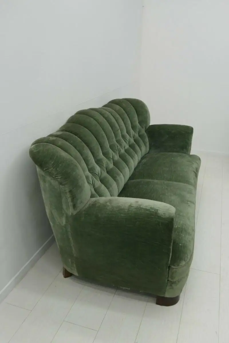 6117-Art Deco Couch-Sitzbank-Sofa-Art Deco-Bank-Couch-Art Deco Sofa-3Sitzer-Pols 1