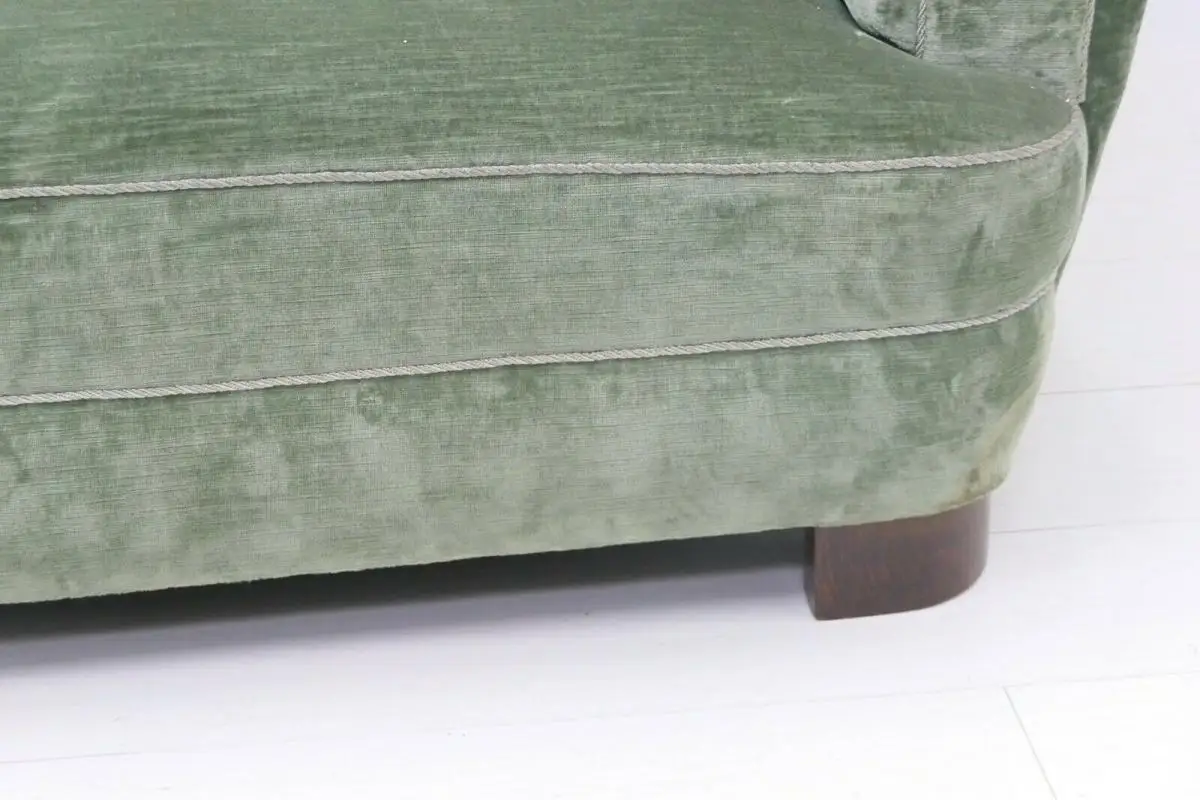 6117-Art Deco Couch-Sitzbank-Sofa-Art Deco-Bank-Couch-Art Deco Sofa-3Sitzer-Pols 6