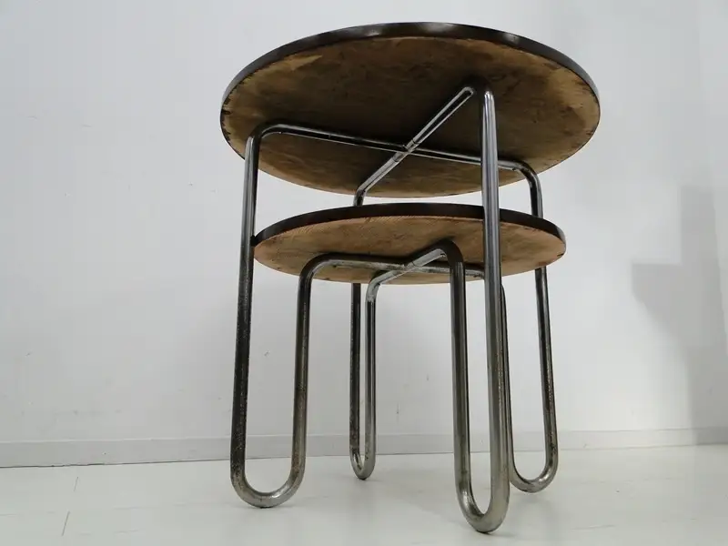 5081-Bauhaus Set-Tisch-Beistelltisch-Bauhaus Tisch-Vorzimmertisch 3