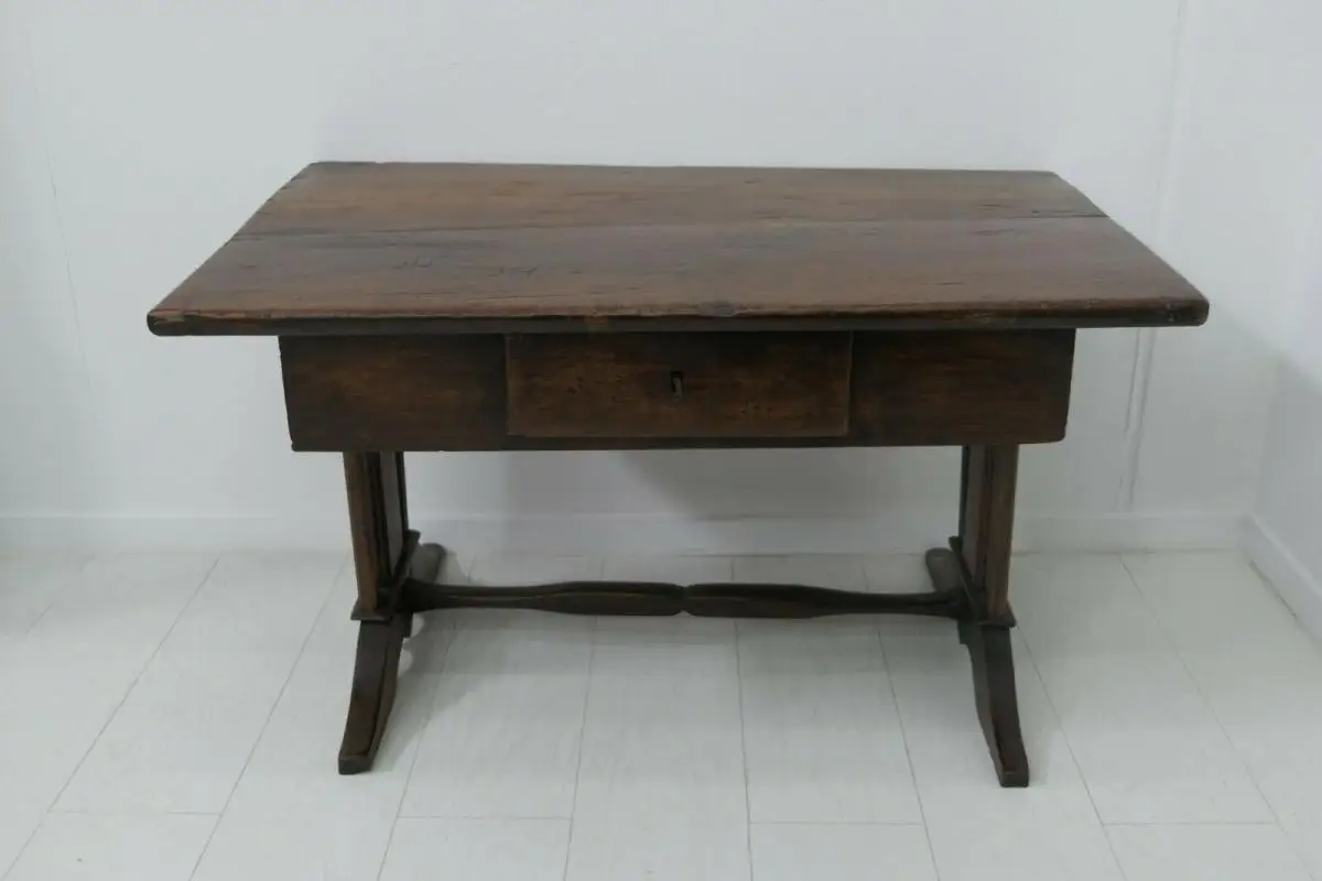 6124-Schreibtisch-rustikal-Tisch-Schreibmöbel 1