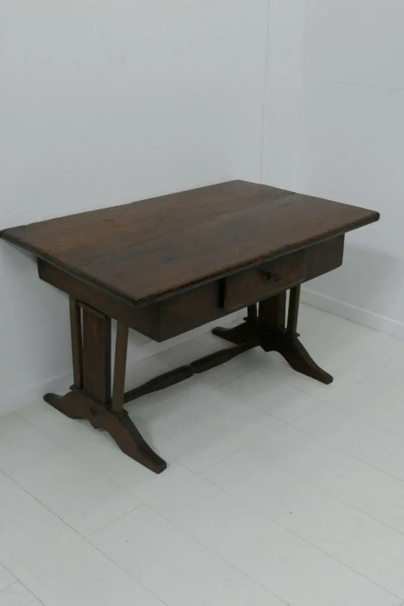 6124-Schreibtisch-rustikal-Tisch-Schreibmöbel 2