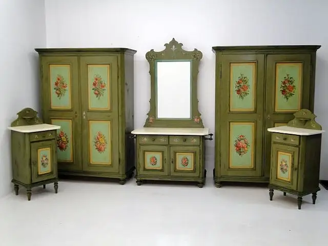 3503-Frisierkommode-Kommode-Anrichte-Schminkanrichte-Landhausstil-Bauernstube 0