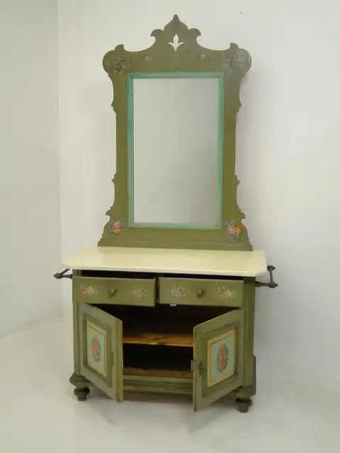 3503-Frisierkommode-Kommode-Anrichte-Schminkanrichte-Landhausstil-Bauernstube 2