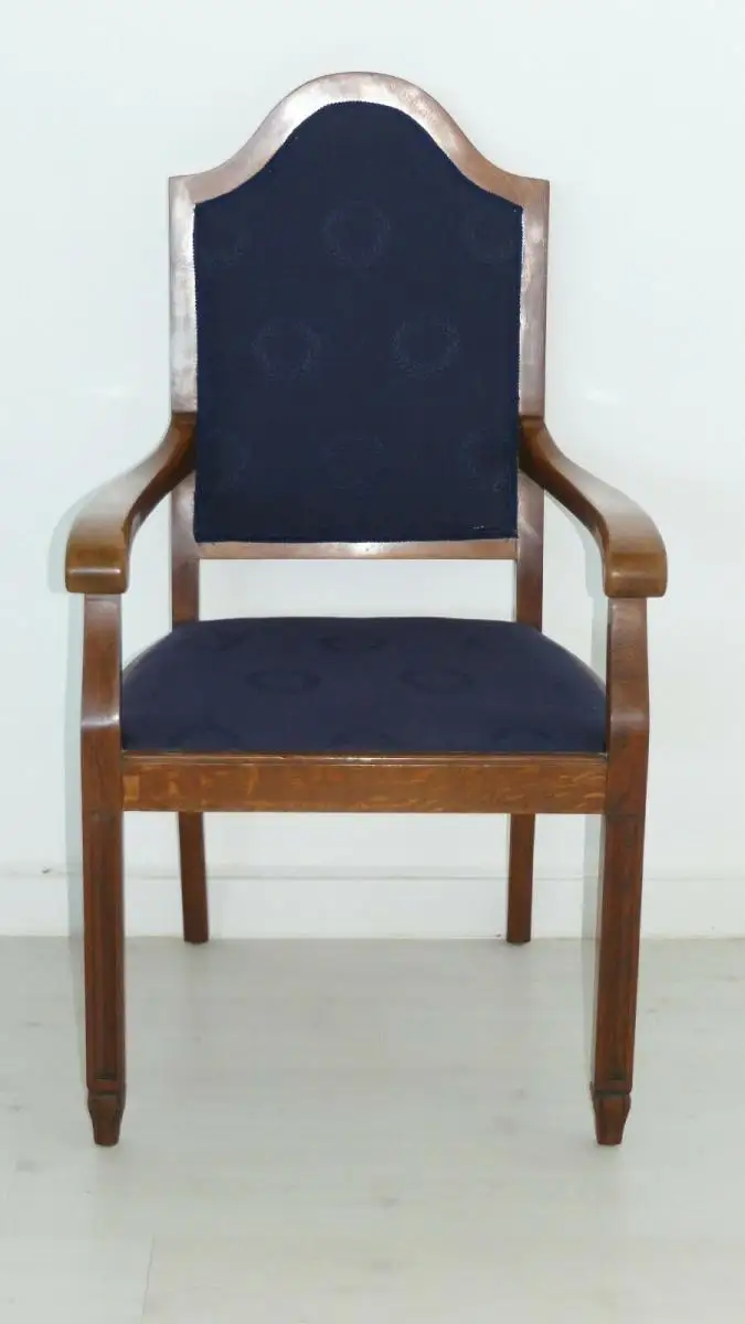 H61093-Art Deco-Fauteuil-Armlehnenstuhl-Sessel-Fauteuil-Stuhl-Art Deco-Armlehnen 0