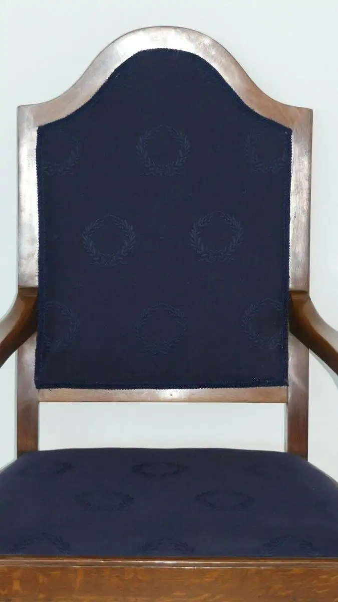 H61093-Art Deco-Fauteuil-Armlehnenstuhl-Sessel-Fauteuil-Stuhl-Art Deco-Armlehnen 2