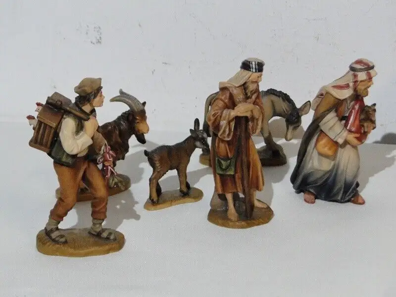 5444D-Krippenfiguren-LEPi-17 Figuren der Marke Lepi-Krippe-Krippenset-10cm hoch- 10